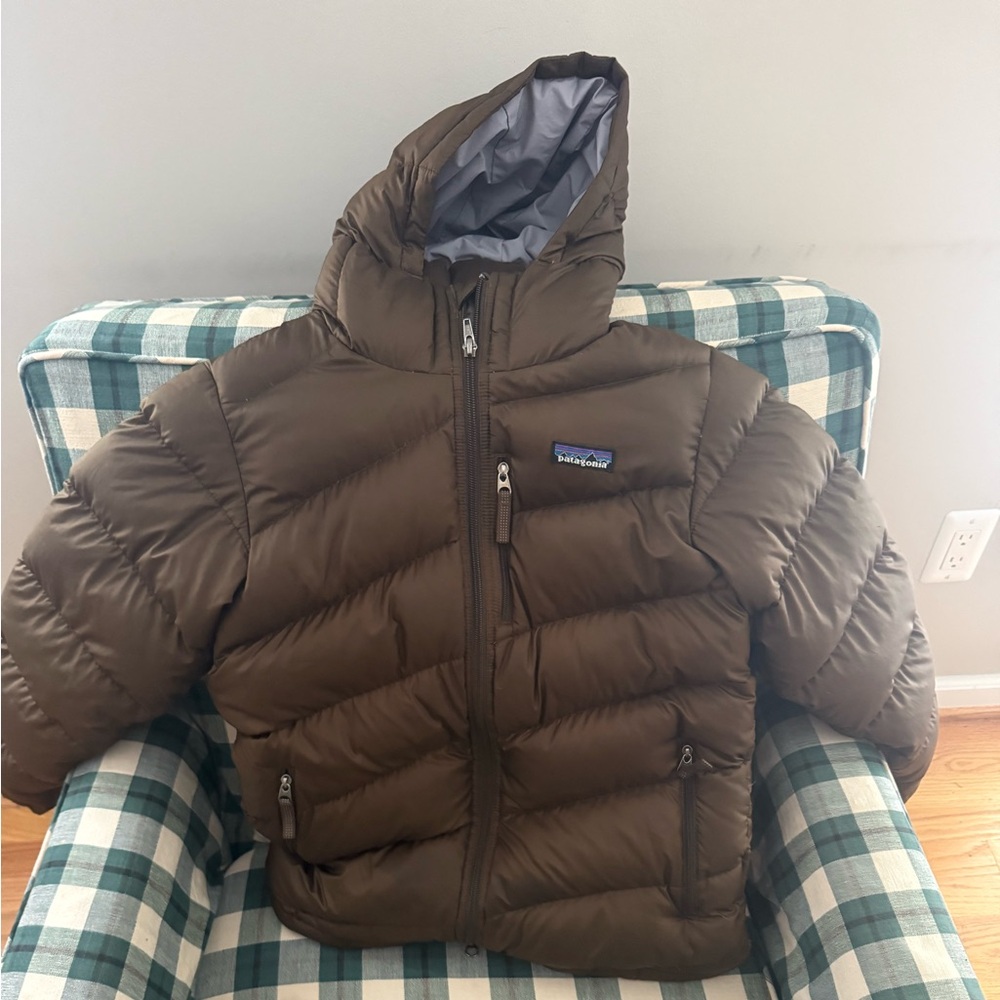 Patagonia Kids Down Puffer Jacket - Brown. Sz Medium